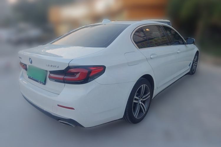 Used BMW 5 Series 2021 Updated 530Li Executive Luxury Package Rear Right 45 Deg