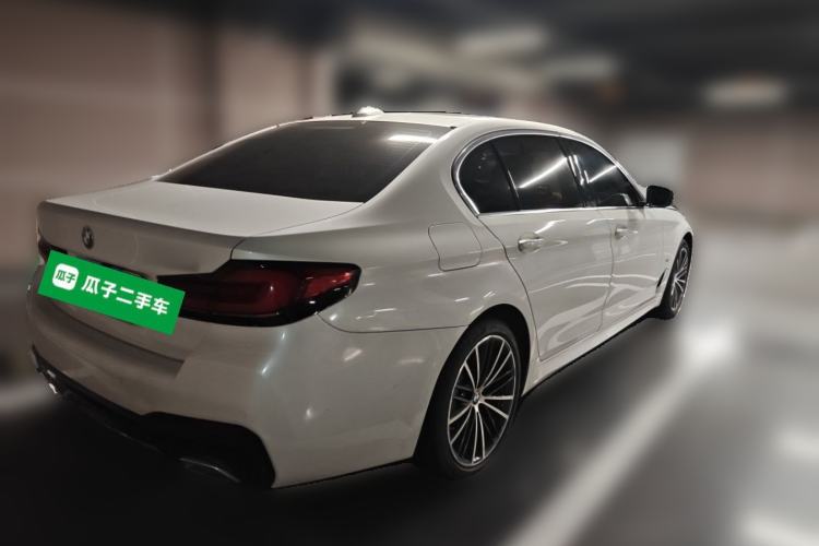 Used BMW 5 Series 2021 530Li Leading Model M Sport Package Rear Right 45 Deg
