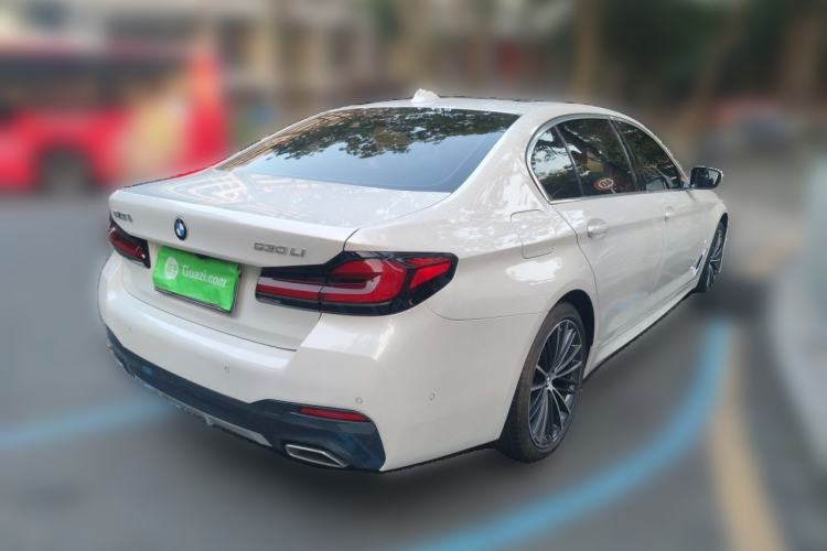 Used BMW 5 Series 2021 530Li xDrive M Sport Package Rear Right 45 Deg