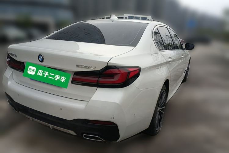 Used BMW 5 Series 2021 530Li Leading Model M Sport Package Rear Right 45 Deg