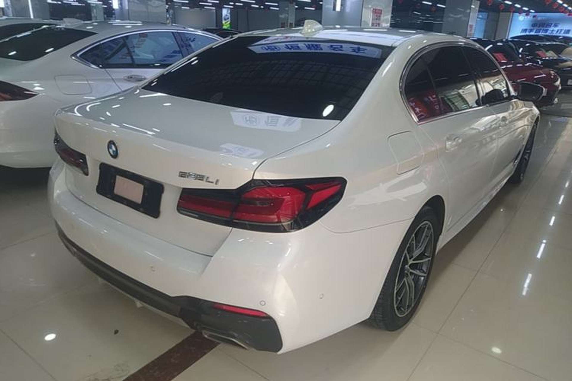 Used BMW 5 Series 2021 525Li M Sport Package Rear Right 45 Deg