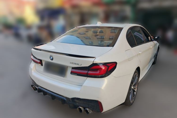 Used BMW 5 Series 2021 530Li Leading Model M Sport Package Rear Right 45 Deg