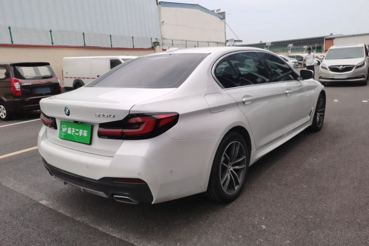 Used BMW 5 Series 2021 Facelifted 525Li M Sport Package Rear Right 45 Deg