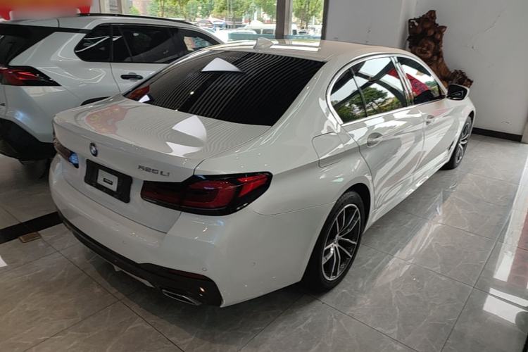 Used BMW 5 Series 2021 525Li M Sport Package Rear Right 45 Deg
