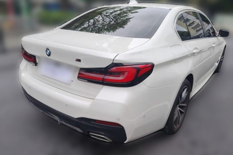 Used BMW 5 Series 2021 525Li M Sport Package Rear Right 45 Deg