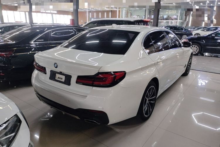 Used BMW 5 Series 2021 Facelifted 525Li M Sport Package Rear Right 45 Deg