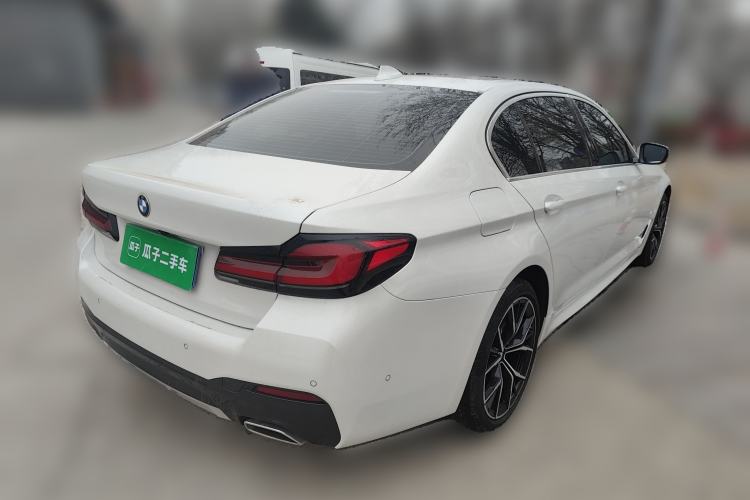 Used BMW 5 Series 2021 Restyled 530Li Luxury Edition M Sport Package Rear Right 45 Deg