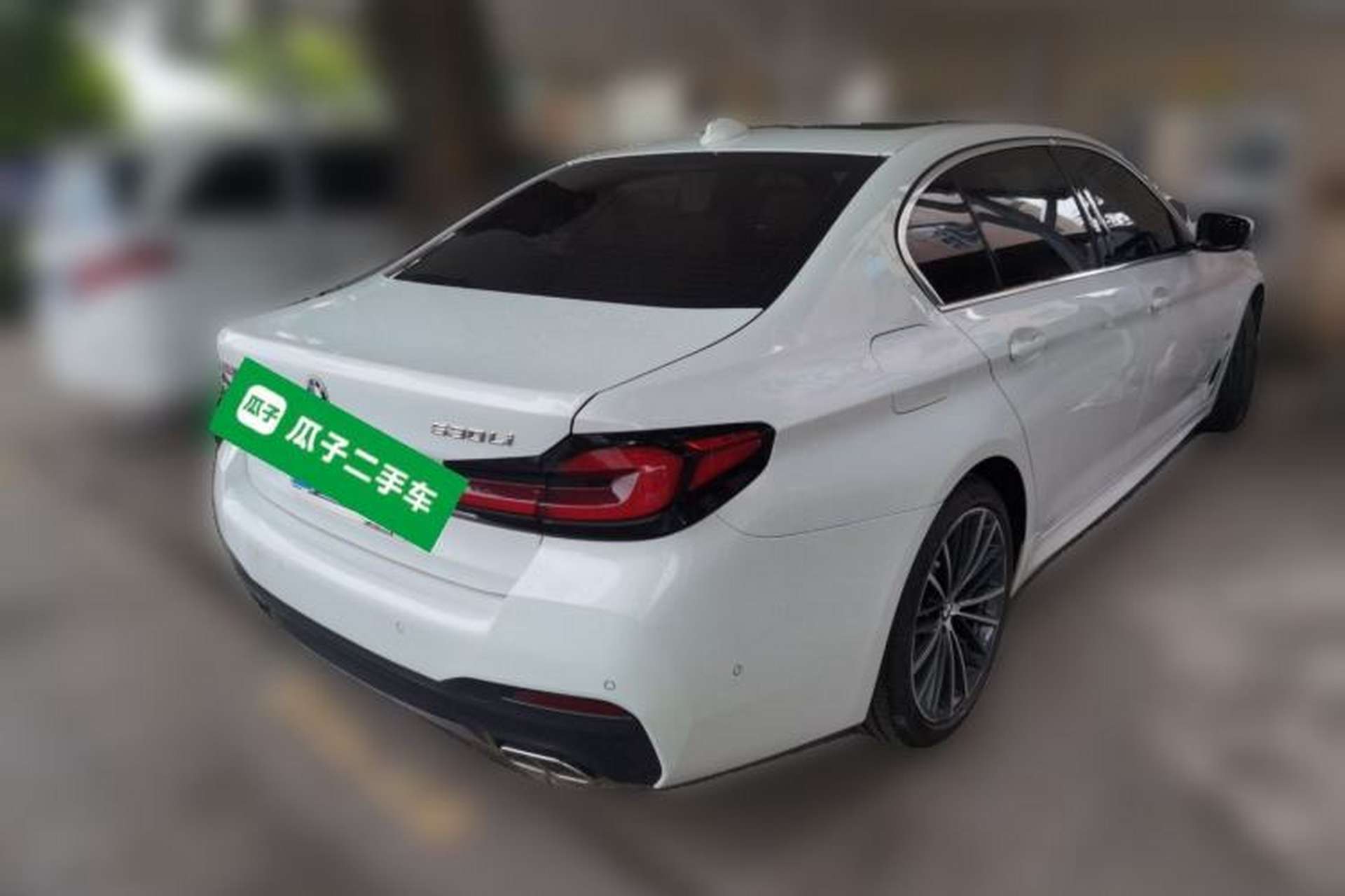 Used BMW 5 Series 2021 Facelifted 530Li Leading Edition M Sport Package Rear Right 45 Deg