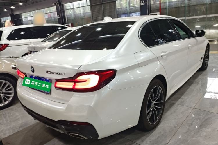 Used BMW 5 Series 2021 525Li M Sport Package Rear Right 45 Deg