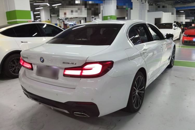 Used BMW 5 Series 2021 530Li Leading Model M Sport Package Rear Right 45 Deg