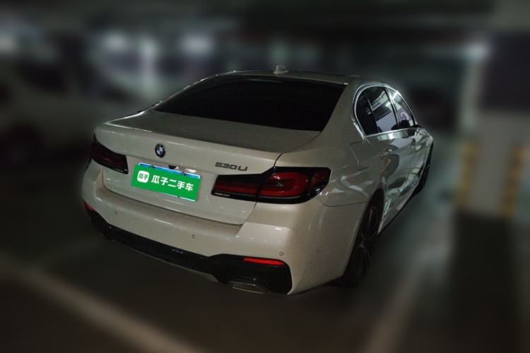 Used BMW 5 Series 2021 Facelifted 530Li Leading Edition M Sport Package Rear Right 45 Deg
