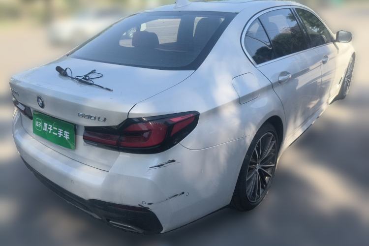 Used BMW 5 Series 2021 530Li Leading Model M Sport Package Rear Right 45 Deg