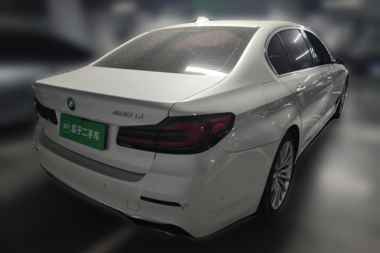 Used BMW 5 Series 2021 530Li Luxury Edition Premium Package Rear Right 45 Deg