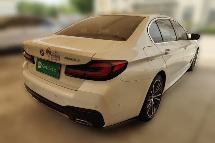 Used BMW 5 Series 2021 530Li Leading Model M Sport Package Rear Right 45 Deg