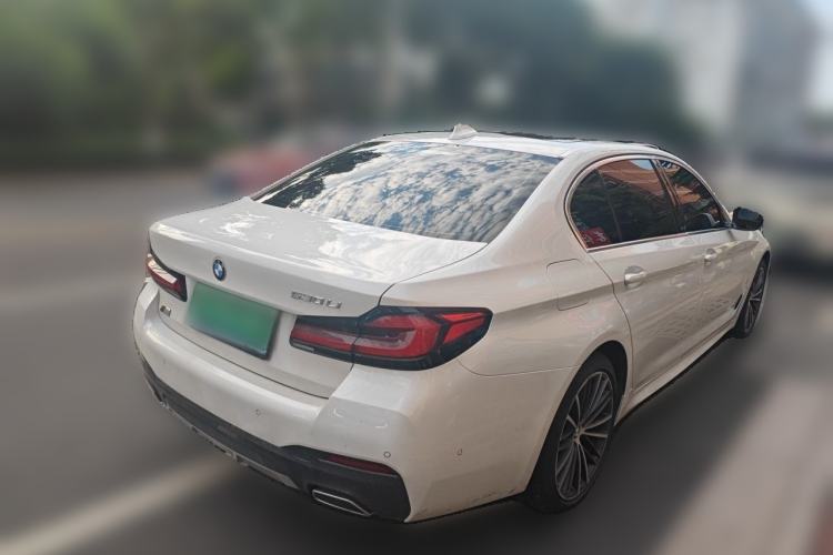 Used BMW 5 Series 2021 530Li Leading Model M Sport Package Rear Right 45 Deg