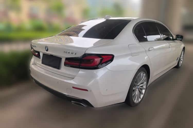 Used BMW 5 Series 2021 530Li Luxury Edition Premium Package Rear Right 45 Deg