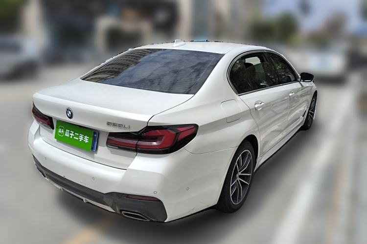 Used BMW 5 Series 2021 525Li M Sport Package Rear Right 45 Deg