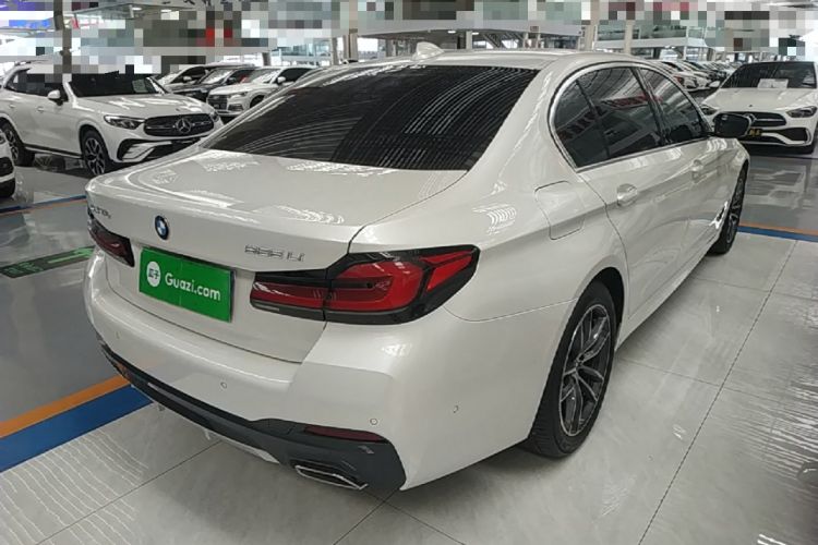 Used BMW 5 Series 2021 525Li M Sport Package Rear Right 45 Deg