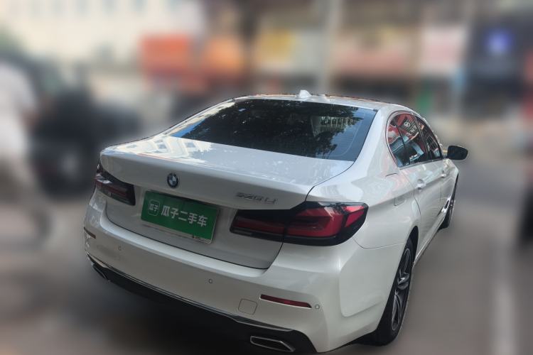 Used BMW 5 Series 2021 530Li Leading Luxury Package Rear Right 45 Deg
