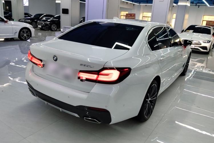Used BMW 5 Series 2021 530Li Leading Model M Sport Package Rear Right 45 Deg