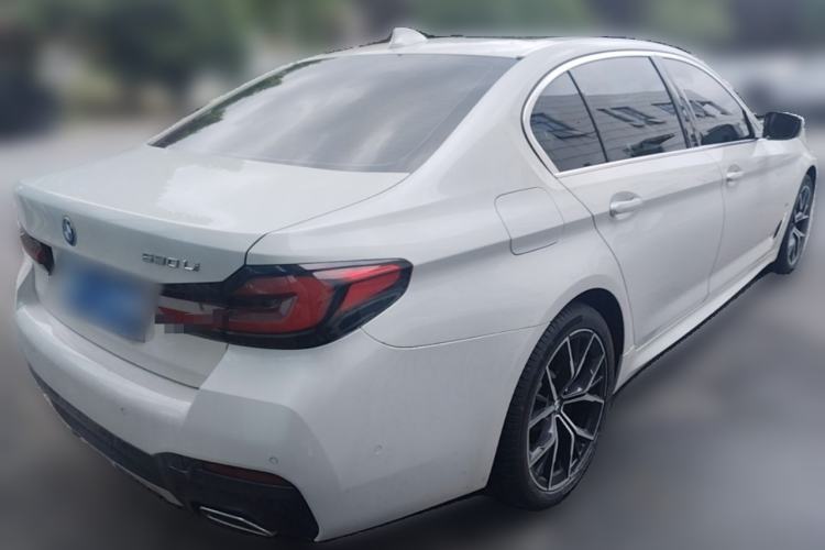 Used BMW 5 Series 2021 530Li Luxury Edition M Sport Package Rear Right 45 Deg