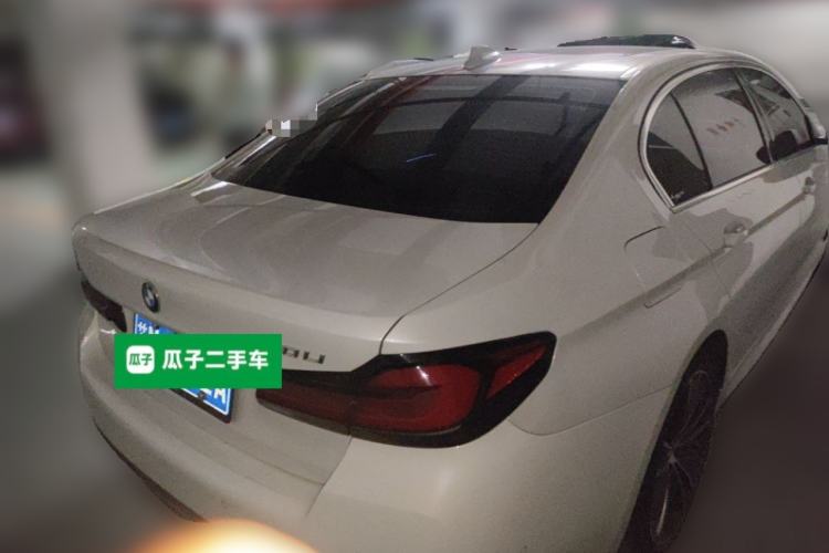 Used BMW 5 Series 2021 530Li Leading Model M Sport Package Rear Right 45 Deg