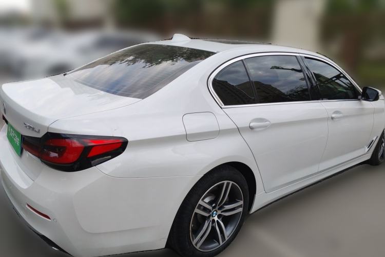 Used BMW 5 Series 2021 530Li xDrive Luxury Package Rear Right 45 Deg