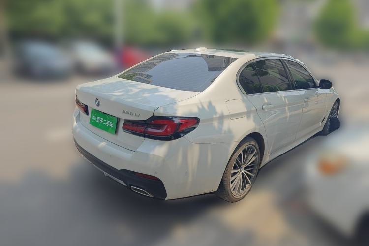 Used BMW 5 Series 2021 Facelifted 530Li Leading Edition M Sport Package Rear Right 45 Deg