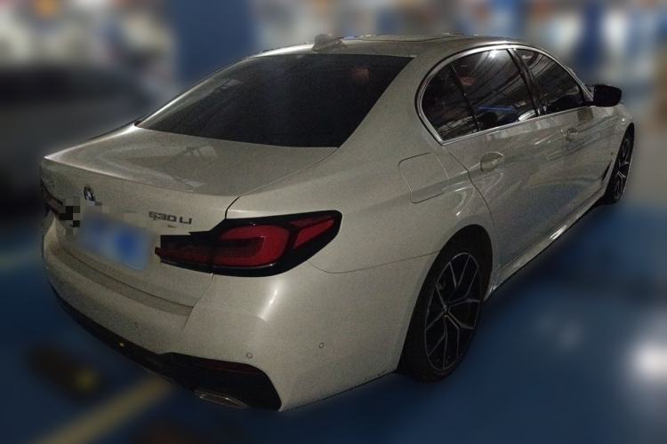 Used BMW 5 Series 2021 Restyled 530Li Luxury Edition M Sport Package Rear Right 45 Deg