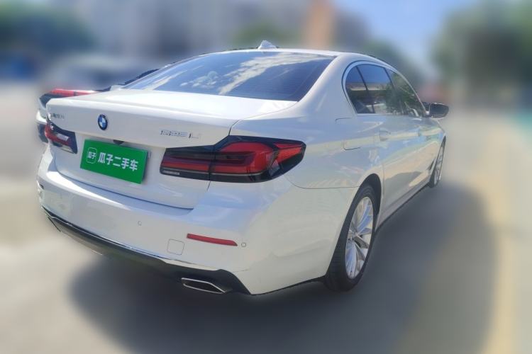 Used BMW 5 Series 2021 525Li Luxury Package Rear Right 45 Deg