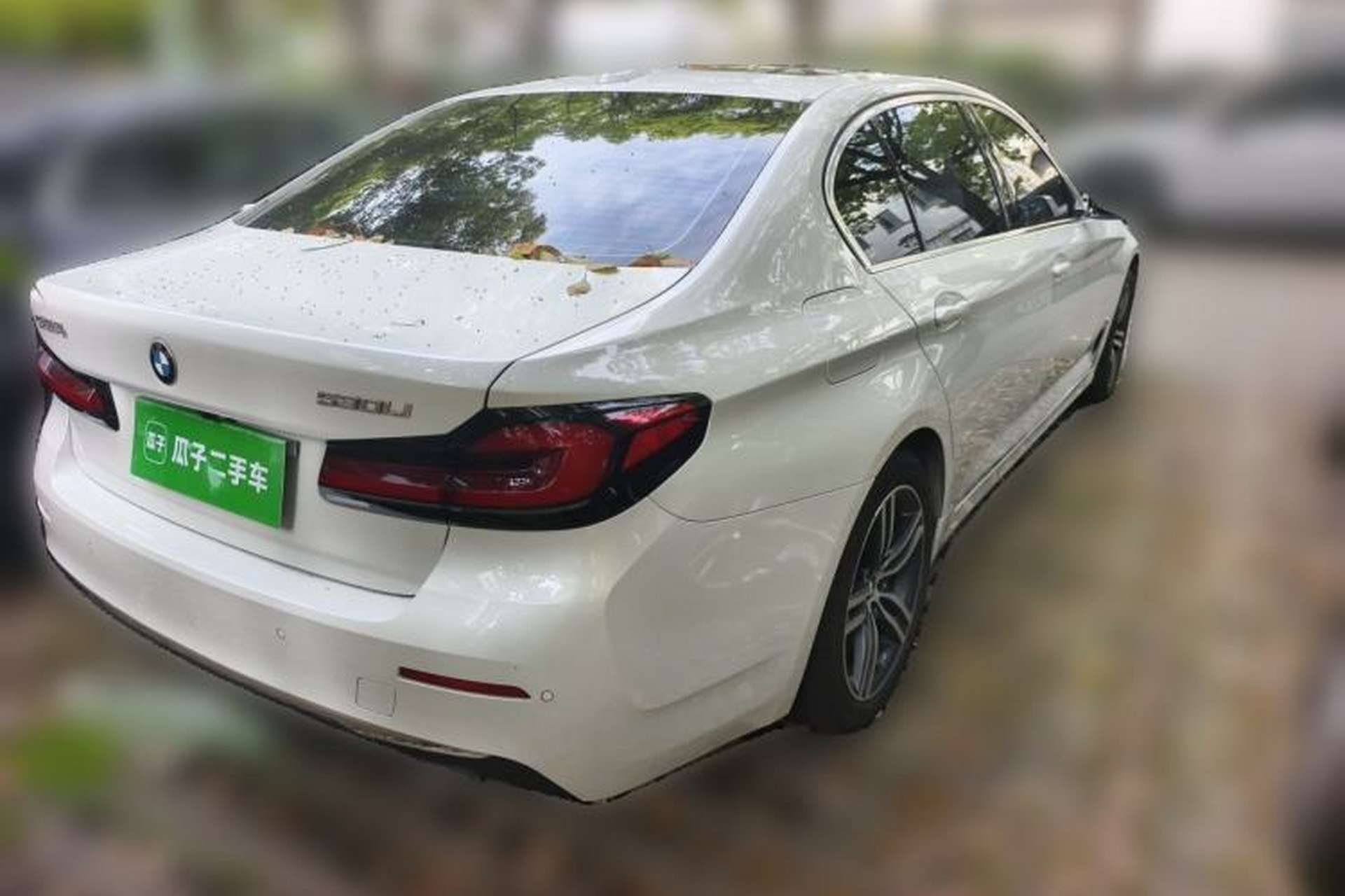 Used BMW 5 Series 2021 530Li Leading Luxury Package Rear Right 45 Deg