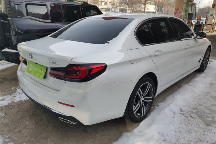 Used BMW 5 Series 2021 530Li xDrive Luxury Package Rear Right 45 Deg