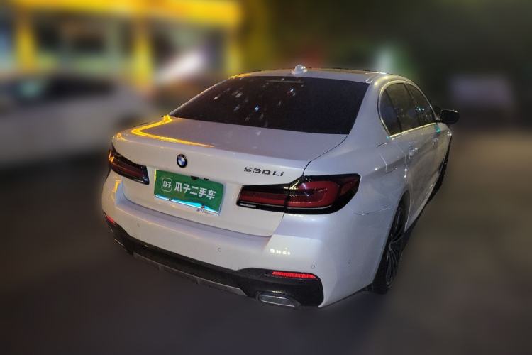 Used BMW 5 Series 2021 Facelifted 530Li Leading Edition M Sport Package Rear Right 45 Deg