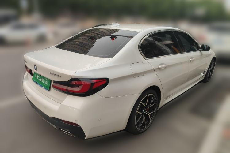 Used BMW 5 Series 2021 525Li M Sport Package Rear Right 45 Deg