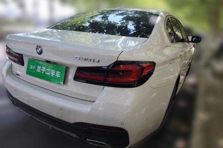 Used BMW 5 Series 2021 Facelifted 530Li xDrive M Sport Package Rear Right 45 Deg