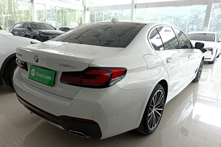 Used BMW 5 Series 2021 Facelifted 530Li Leading Edition M Sport Package Rear Right 45 Deg