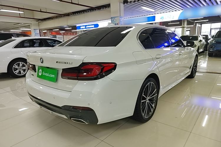 Used BMW 5 Series 2021 Facelifted 530Li Leading Edition M Sport Package Rear Right 45 Deg