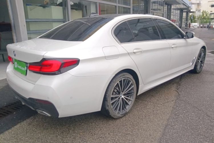 Used BMW 5 Series 2021 530Li Leading Model M Sport Package Rear Right 45 Deg