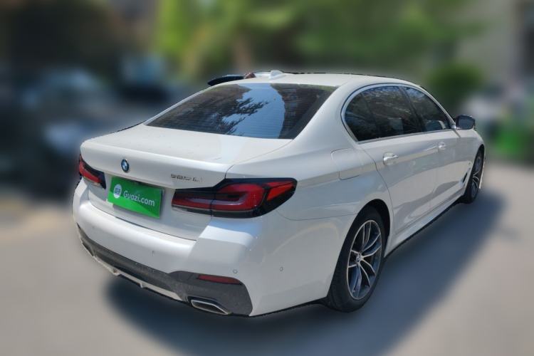 Used BMW 5 Series 2021 525Li M Sport Package Rear Right 45 Deg