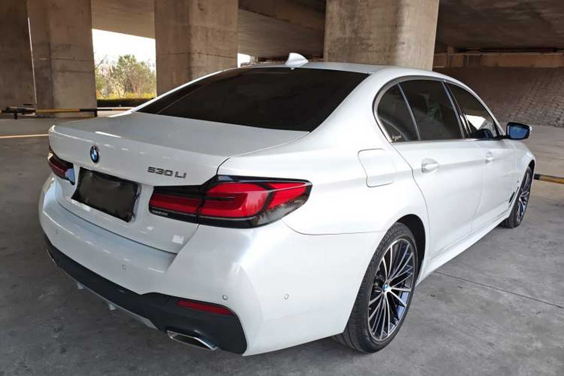 Used BMW 5 Series 2021 530Li Leading Model M Sport Package Rear Right 45 Deg