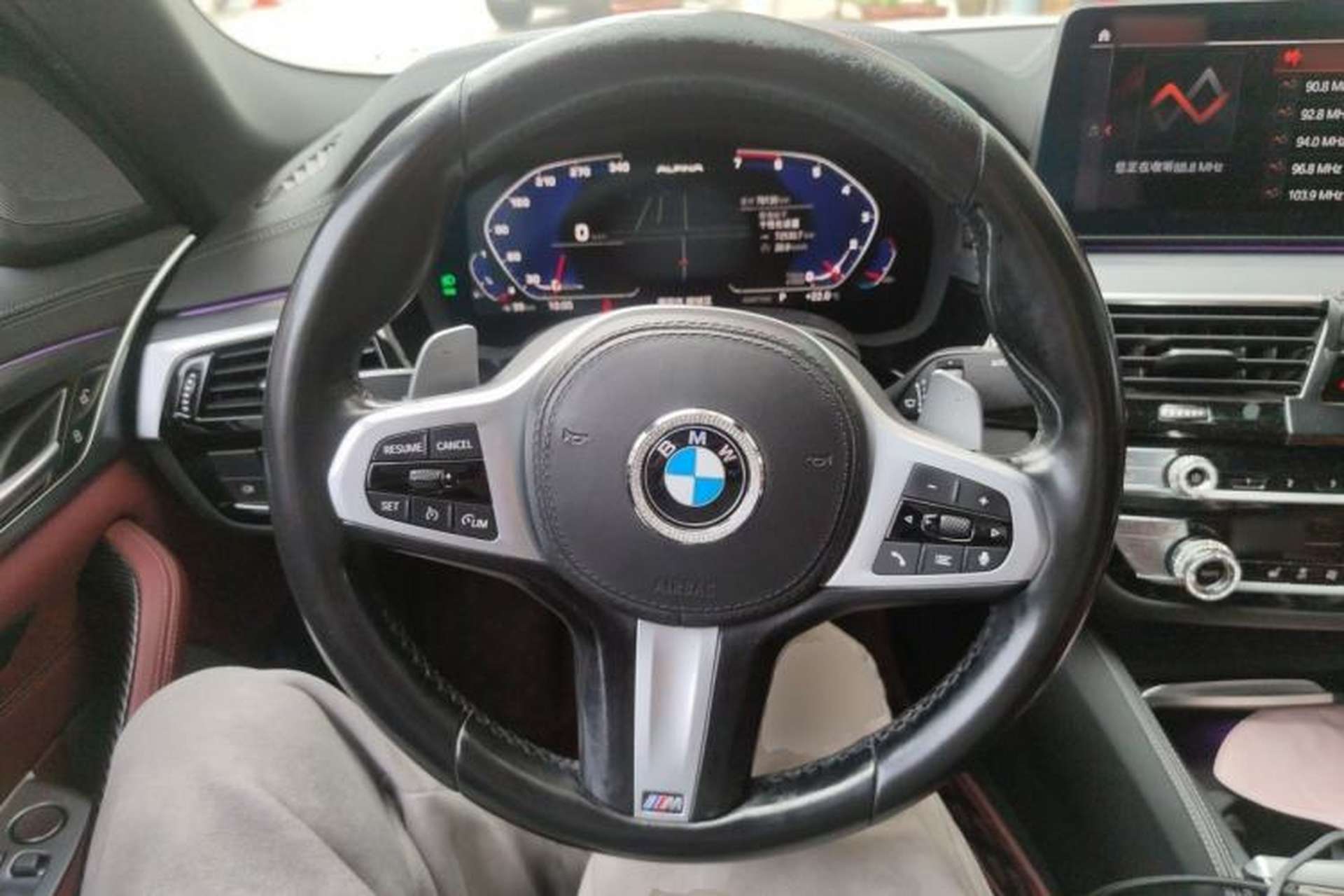Used BMW 5 Series 2021 Facelifted 530Li Leading Edition M Sport Package Steering Wheel
