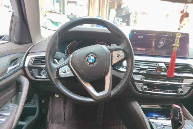 Used BMW 5 Series 2021 530Li Leading Luxury Package Steering Wheel