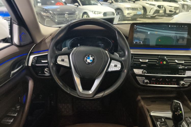 Used BMW 5 Series 2021 Updated 530Li Luxury Package Premium Edition Steering Wheel