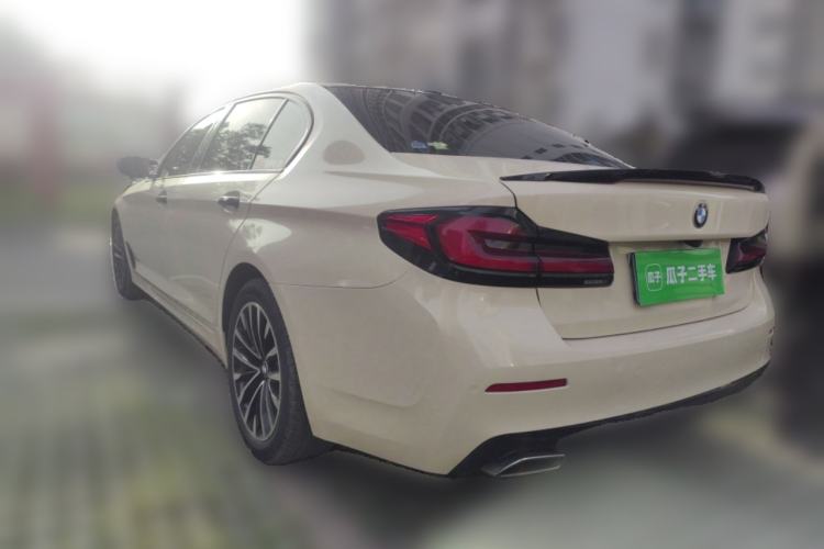 Used BMW 5 Series 2021 525Li Luxury Package Rear Left 45 Deg