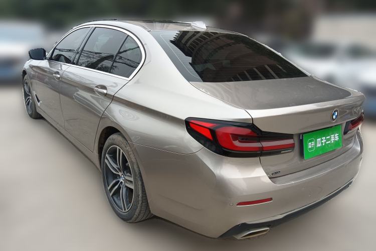 Used BMW 5 Series 2021 530Li xDrive Luxury Package Rear Left 45 Deg