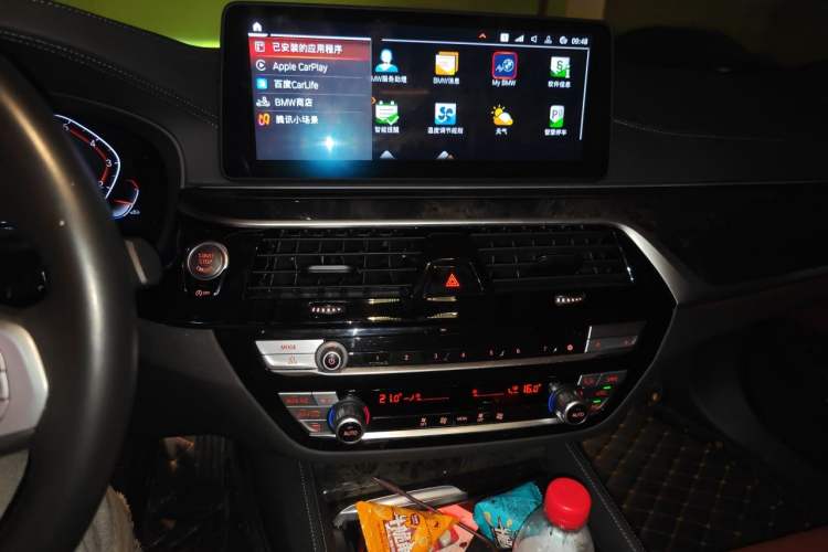 Used BMW 5 Series 2022 Second Facelift 525Li M Sport Package Audio And AC Panel