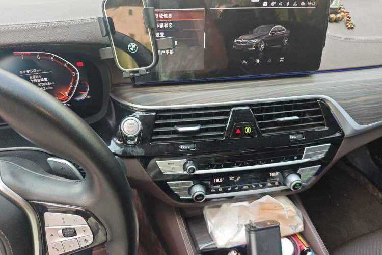 Used BMW 5 Series 2022 Revised Version 3 530Li Luxury Edition Premium Package Audio And AC Panel