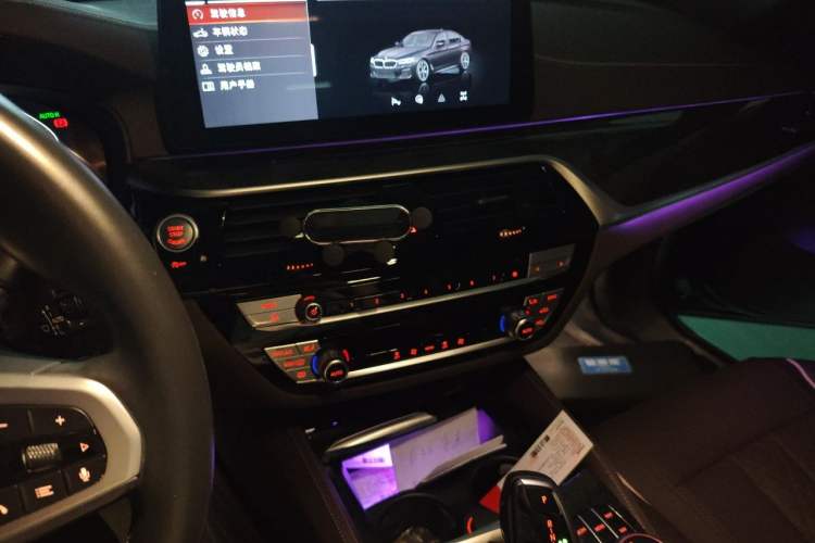 Used BMW 5 Series 2022 Restyled 525Li M Sport Package Audio And AC Panel