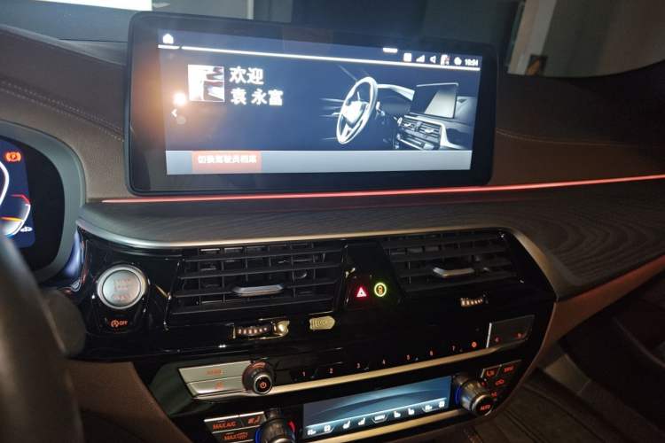 Used BMW 5 Series 2022 Revised Version 3 530Li Luxury Edition M Sport Package Audio And AC Panel