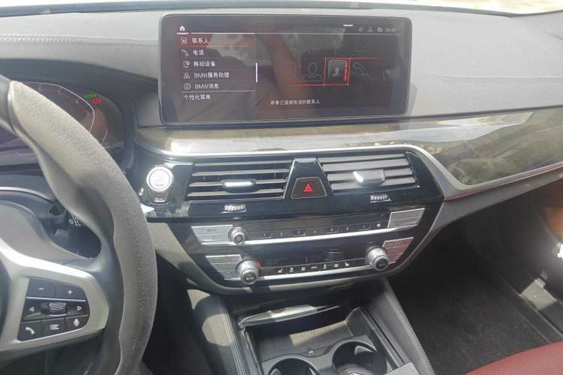 Used BMW 5 Series 2022 Restyled 525Li M Sport Package Audio And AC Panel